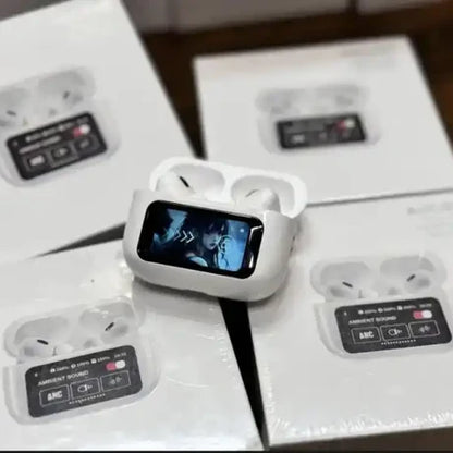 Rajab Butt Present Airpods with Touch Screen A9 Pro