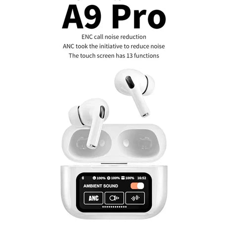 Rajab Butt Present Airpods with Touch Screen A9 Pro